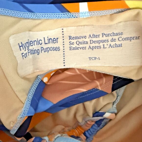 Kona Sol Twist Front Floral Print Shirred Med Coverage One Piece Swimsuit NEW! - Picture 11 of 16